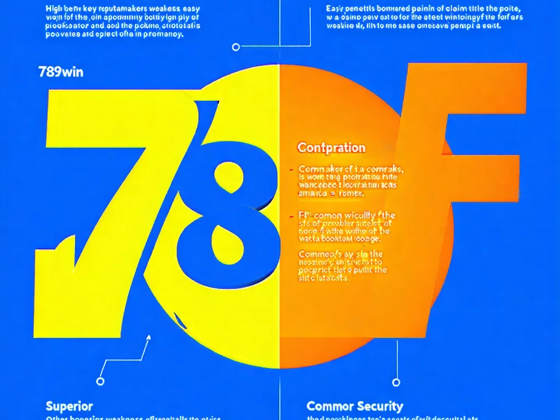 Biểu đồ so sánh lợi ích của 789win với các nhà cái khác, nhấn mạnh sự uy tín và dễ dàng đăng ký