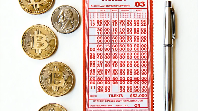 Hình ảnh các con số may mắn trên tấm vé số và đồng tiền, tượng trưng cho cơ hội trúng lớn khi chơi xổ số tại 789win.