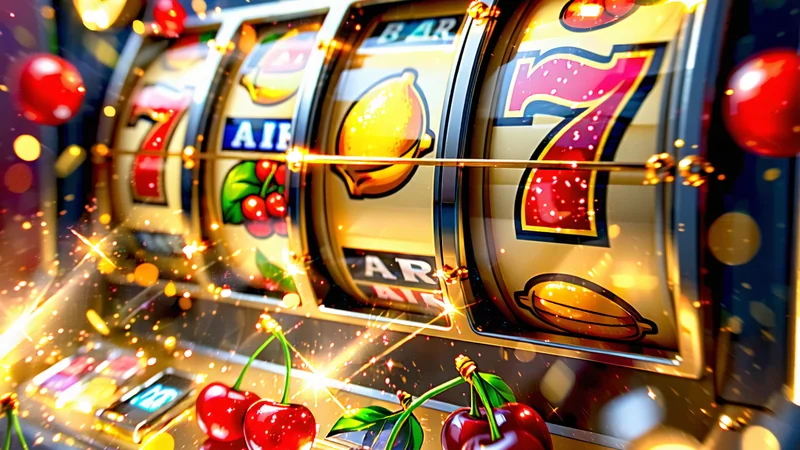 Hình ảnh các biểu tượng slot game rực rỡ và hiệu ứng vòng quay, tượng trưng cho sự may mắn và giải thưởng lớn của 789win.