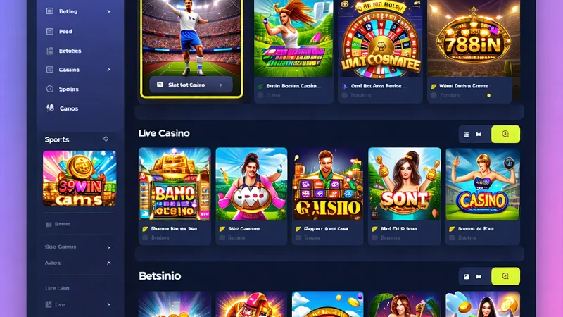 Giao diện trò chơi tại 789win với nhiều lựa chọn cá cược.