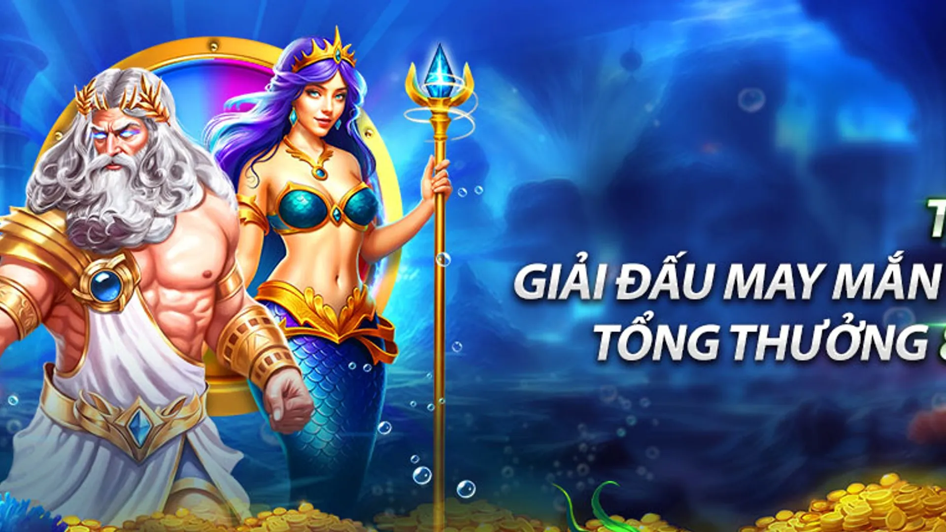 Hình ảnh quảng cáo hoàn trả hàng ngày 789win với tiền vàng và các loại game