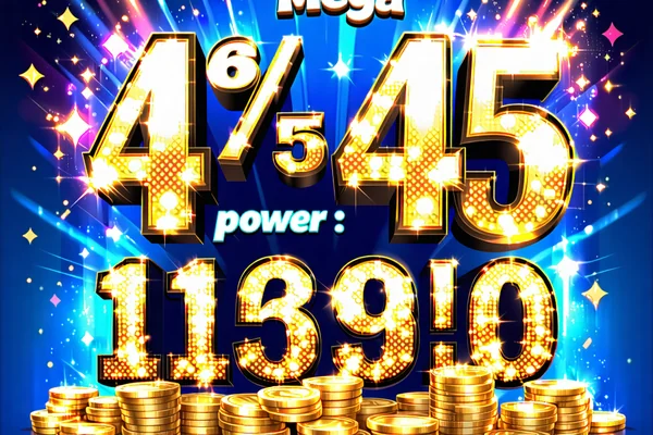 Hình ảnh xổ số Mega 6/45 và Power 6/55