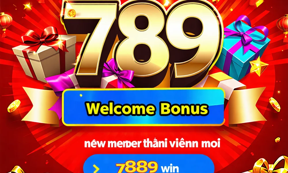 Hình ảnh quảng cáo khuyến mãi độc quyền cho thành viên mới 789win