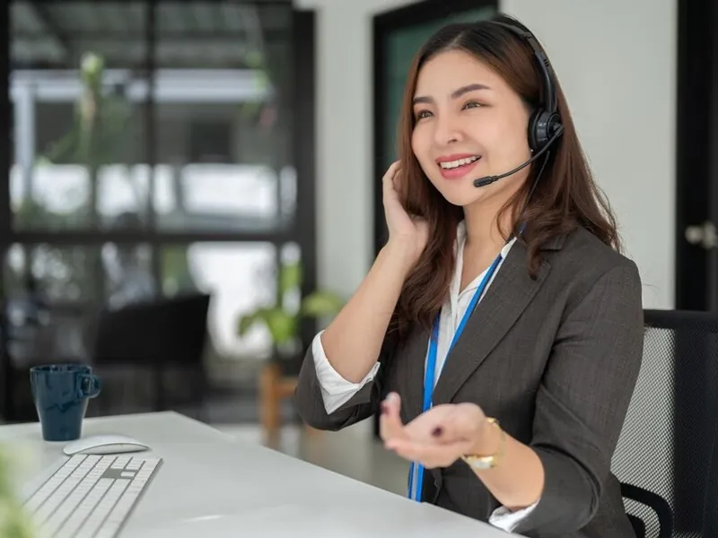 Hình ảnh đội ngũ hỗ trợ khách hàng 789win