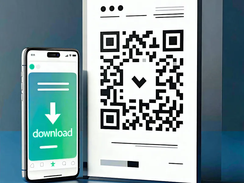 Mã QR để tải ứng dụng 789win iOS và nút tải xuống