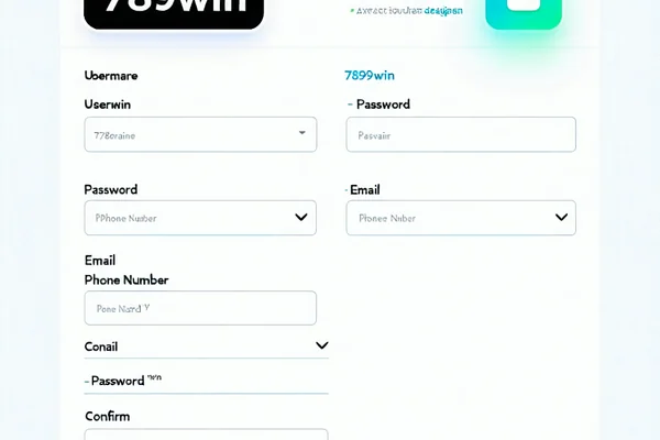 Mẫu điền thông tin 789win đăng ký