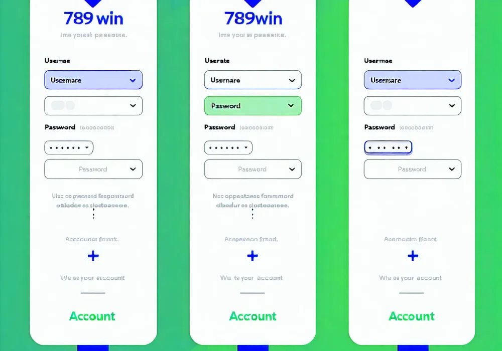 Minh họa các bước đăng ký tài khoản 789win nhanh chóng và dễ dàng