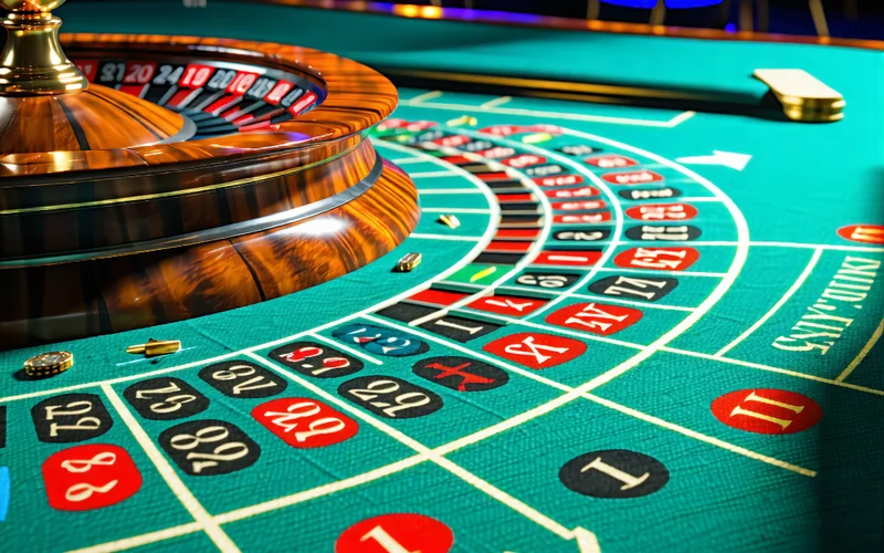 Hình ảnh bàn Roulette và chiến lược