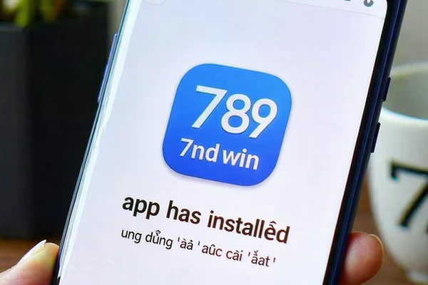 Màn hình hoàn tất cài đặt ứng dụng 789win