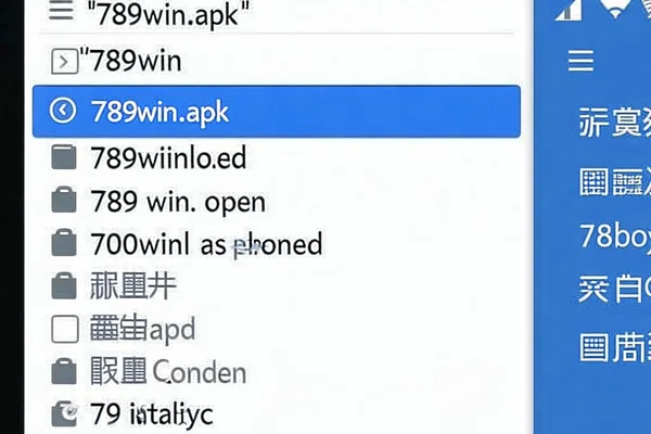 Tìm và mở file APK 789win đã tải xuống