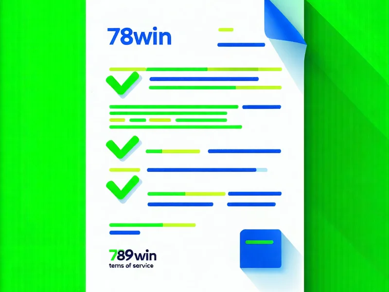 Hình ảnh minh họa các điều khoản dịch vụ 789win