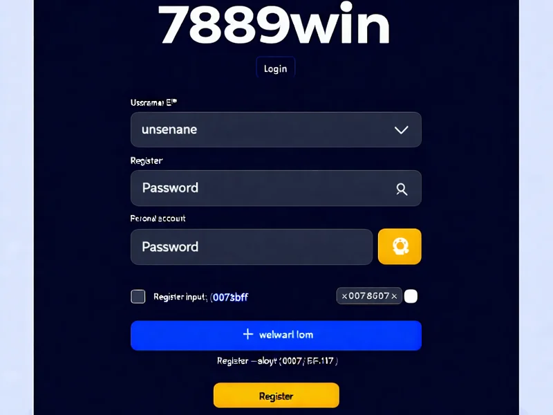 Hình ảnh minh họa giao diện đăng nhập 789win với nút Đăng nhập và Đăng ký, cùng với vị trí mục Rút tiền